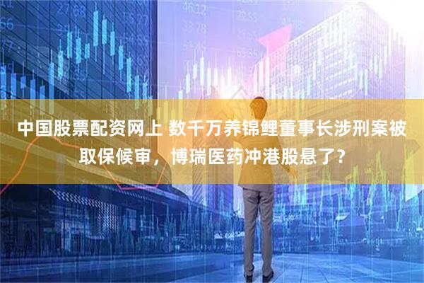 中国股票配资网上 数千万养锦鲤董事长涉刑案被取保候审，博瑞医药冲港股悬了？